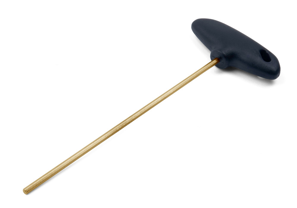 Insexnyckel med T-skaft, 14 x 100 mm, brons, gnistfri, för ex-zoner - 1
