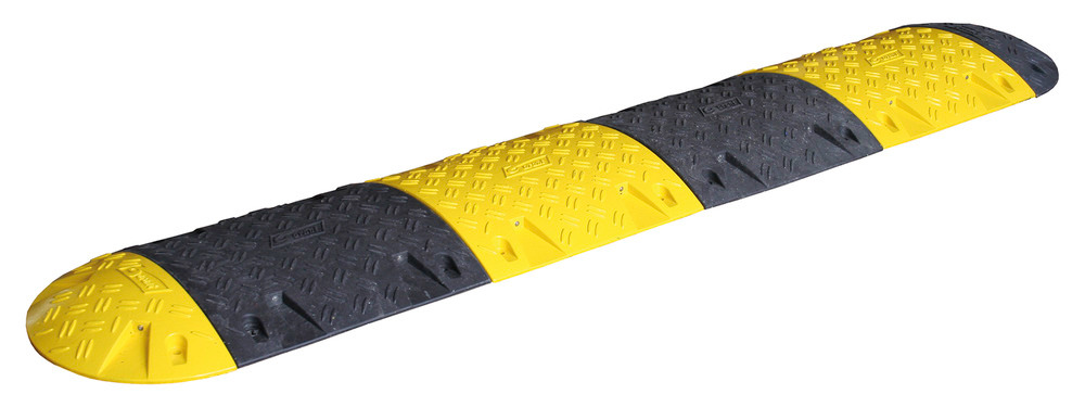 Speed ramps, middle part, black, speed up to 20 km/ h, 50 mm high - 1