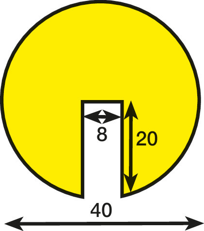 Protector de cantos B, para acoplar, longitud 1 m - 2
