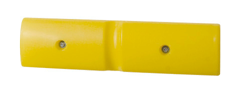 Protector de pared 500, en PE, amarillo, (LxHxB mm) 500x50x125, set = 2 unidades - 1