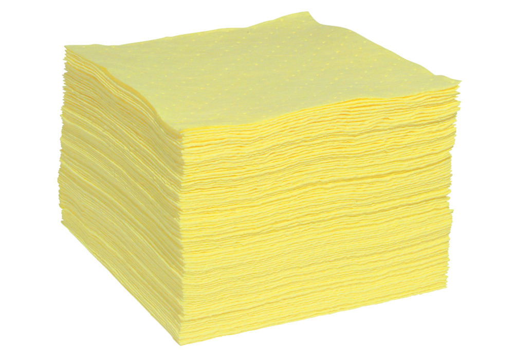Hazmat Absorbent Pads - Heavy Weight - 15" x 19" - Sonic Bonded - YPB100H - 1