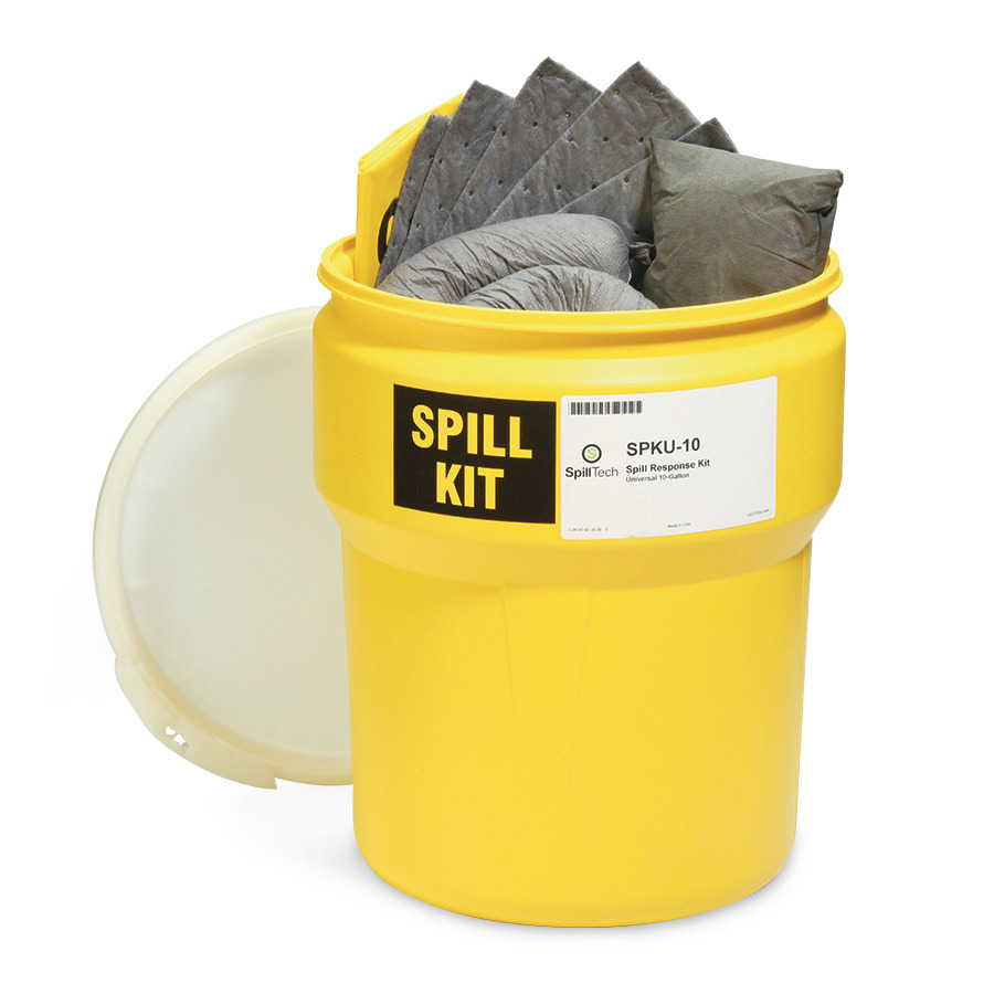 Absorbent Spill Kit - Universal - 10 Gallon Overpack - SPKU-10 - 1