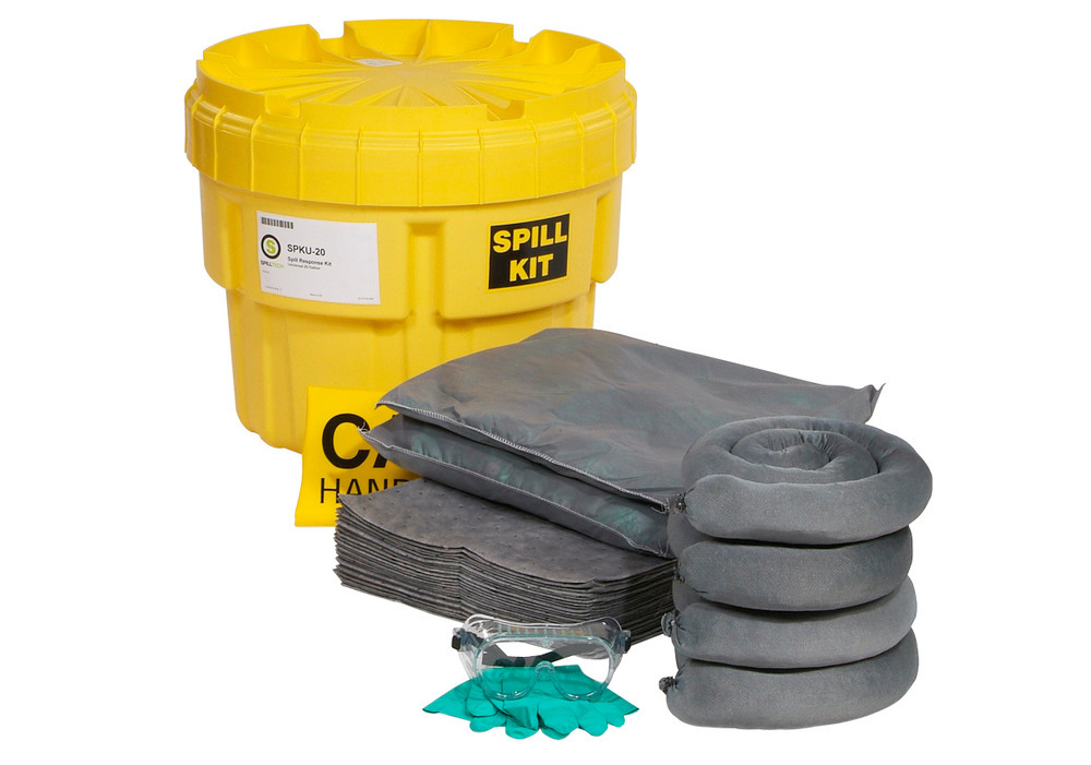 Absorbent Spill Kit - Universal - 20 Gallon Overpack - DOT Approved - SPKU-20 - 2