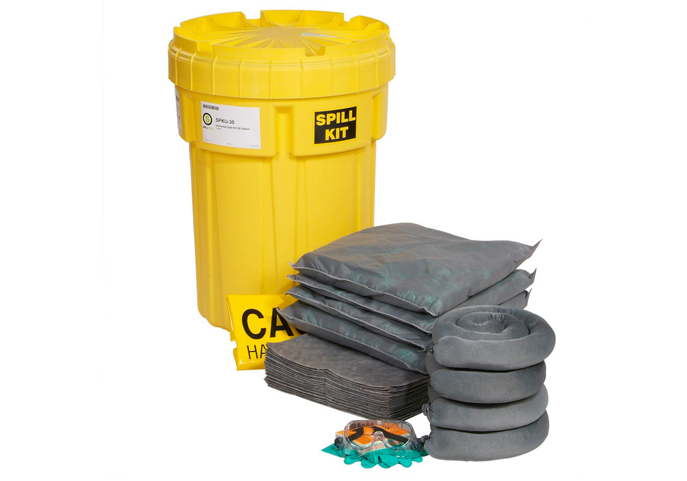 Absorbent Spill Kit - Universal - 30 Gallon Overpack - DOT Approved - SPKU-30 - 2