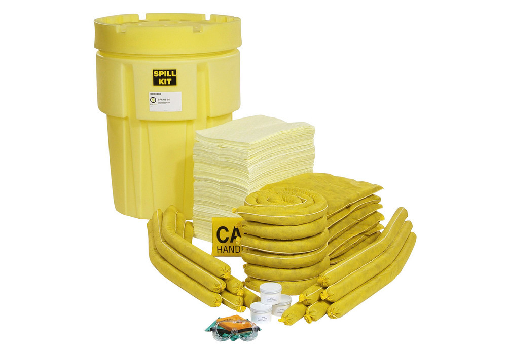 Absorbent Spill Kit - Hazmat - 95 Gallon Overpack - DOT Approved - SPKHZ-95 - 3