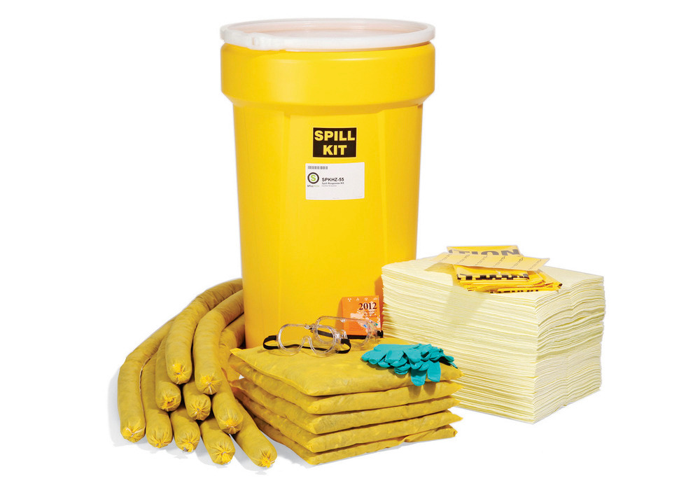 Absorbent Spill Kit - Hazmat - 55 Gallon Overpack - DOT Approved - SPKHZ-55 - 1