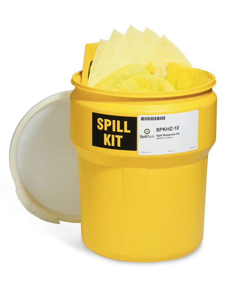 Absorbent Spill Kit - Hazmat - 10 Gallon Overpack - SPKHZ-10 - 1