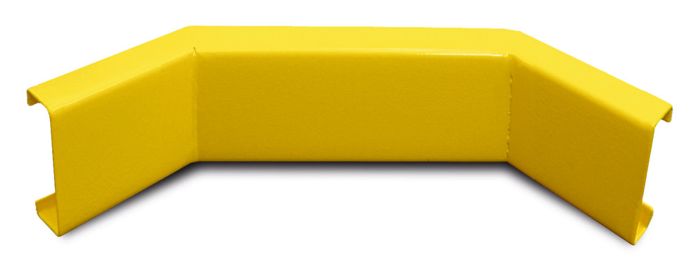 Innerhörn för påkörningsskyddsbalk Safe, plastbeläggning, gult - 1