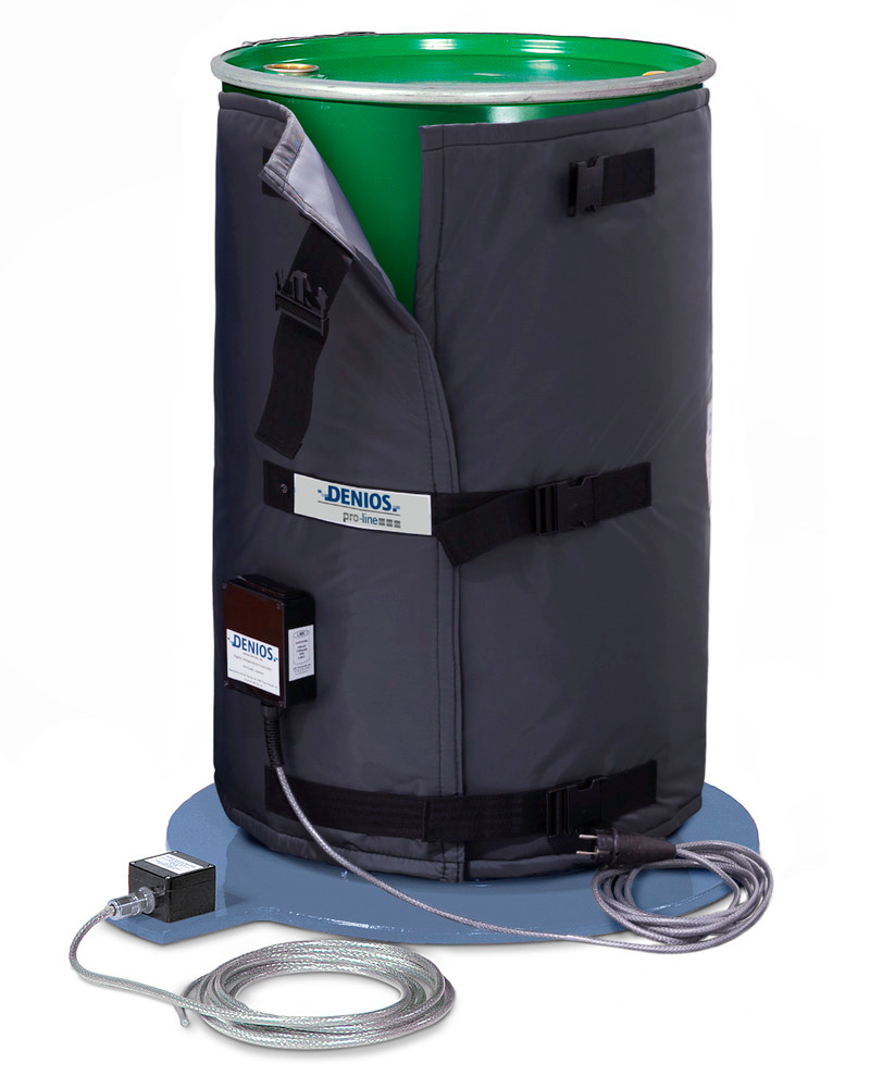 Bodenheizplatte DENIOS pro-line, digitaler Temperaturregler, für Fässer bis zu 220 Liter - 2