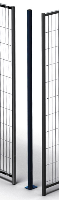 Partition wall system Easyline corner post - 1