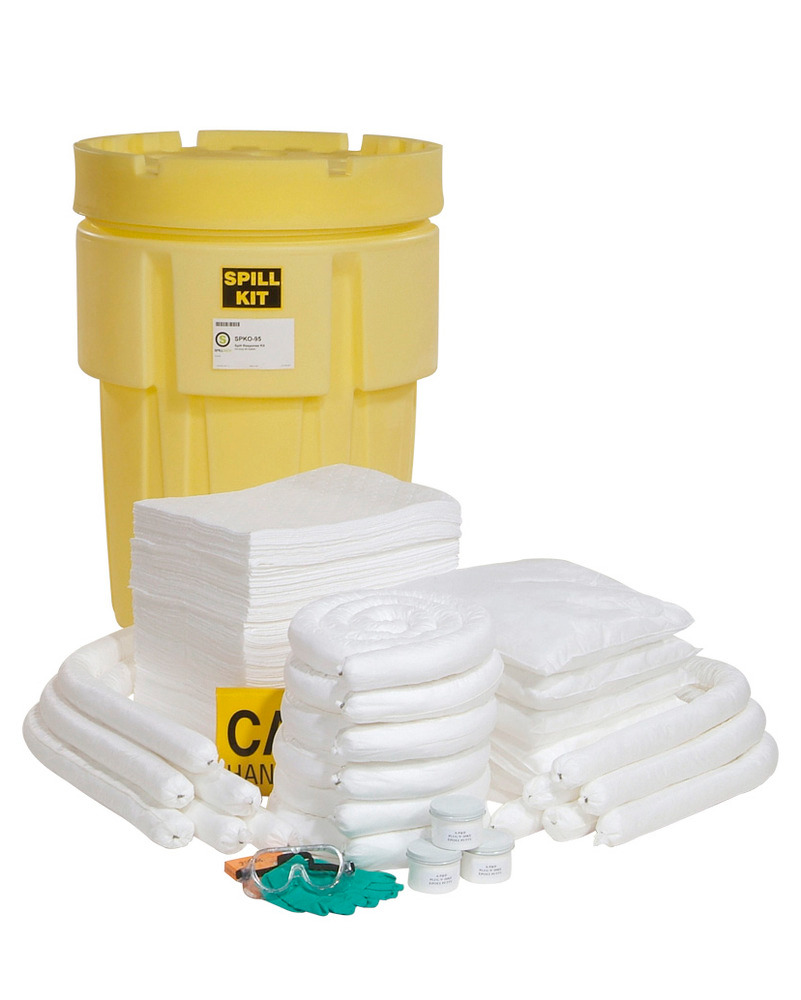 Absorbent Spill Kit - Oil-Only - 95 Gallon Overpack - DOT Approved - SPKO-95 - 2