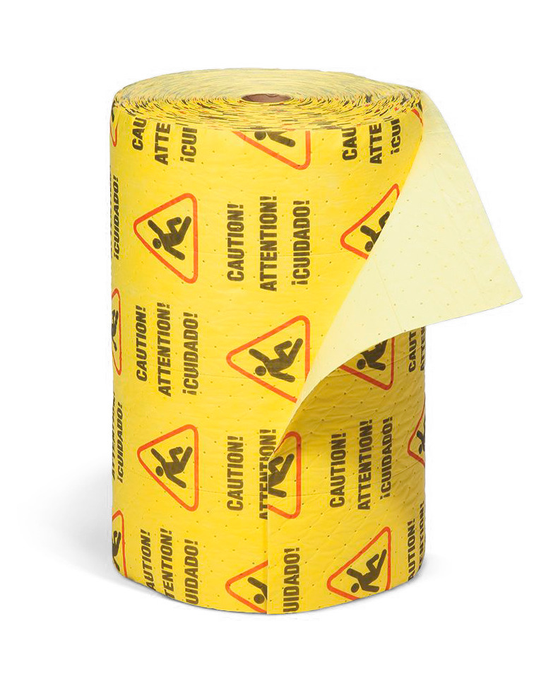 Caution Absorbent Roll - 30" x 300', 1 roll/package - YRZ300M - 1
