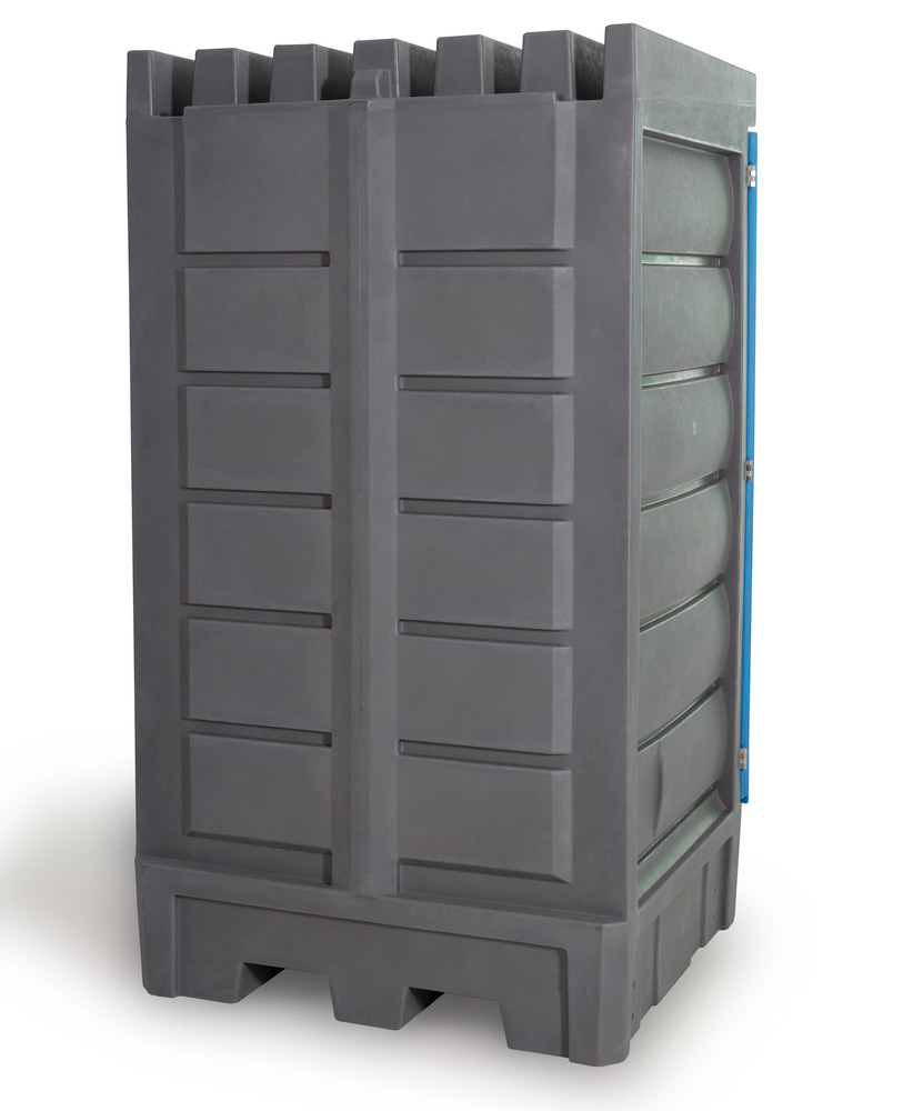 Fatskåp PolySafe D1, med plasthylla för småförpackningar och dörrar - 4