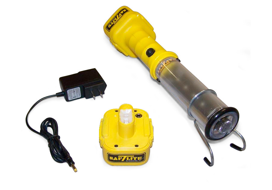 Instrinsically Safe Lights - Two Battery - 120V Charger Included - Safe for Class 1, Div 1 - 1