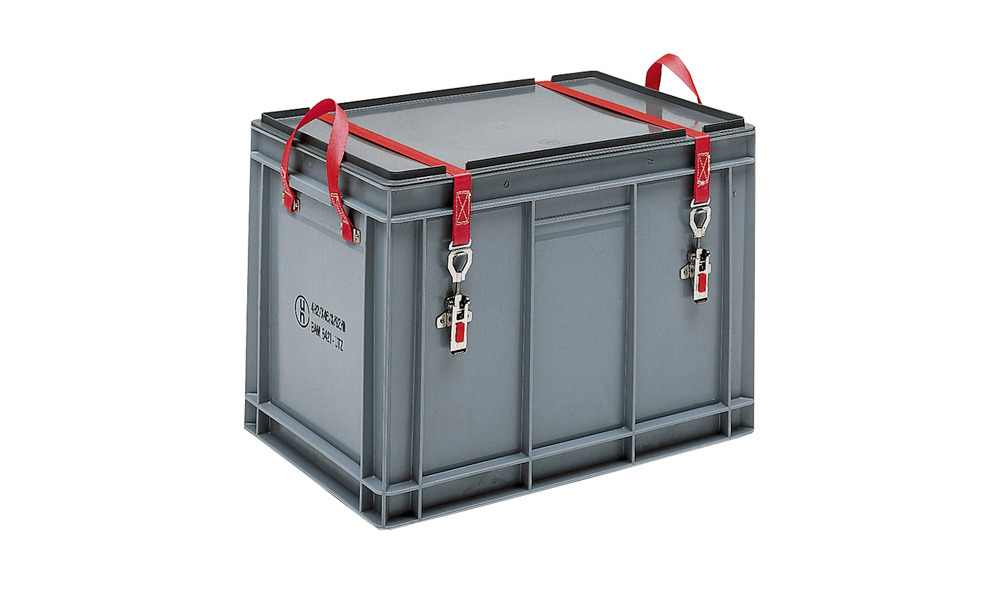 Caja para transporte de mercancías peligrosas GB 60.55, volumen 55 litros - 1
