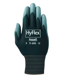 Ansell Hyflex Ultra Lightweight Glove Black Size 7 - 1