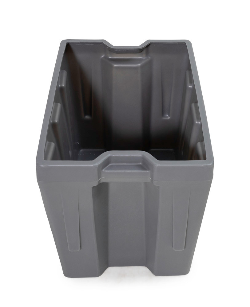 Einsatzkasten aus Polyethylen (PE) für Stapelbehälter PolyPro 260 Liter, 437 x 685 x 440 mm - 3