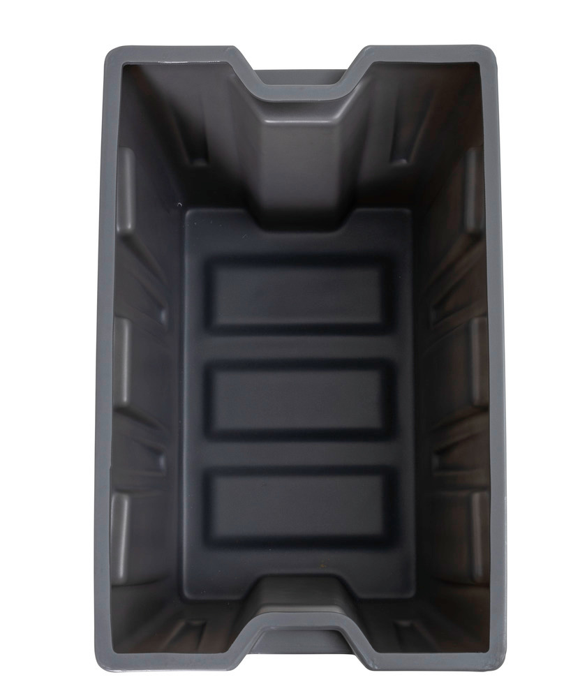 Caixa interior em polietileno (PE) para contentor empilhável PolyPro 260 litros, 437 x 685 x 440 mm - 6