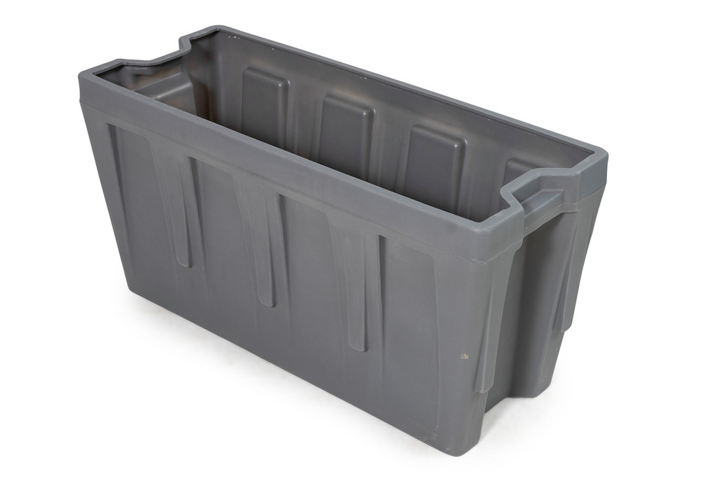 Einsatzkasten aus Polyethylen (PE) für Stapelbehälter PolyPro 400 Liter, 351 x 865 x 440 mm