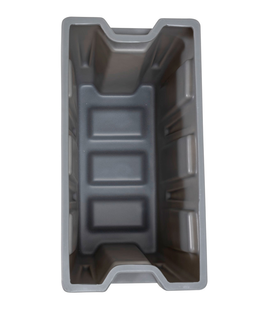Caja interior de polietileno (PE) para contenedor apilable PolyPro 300 litros, 351 x 667 x 440 mm - 4