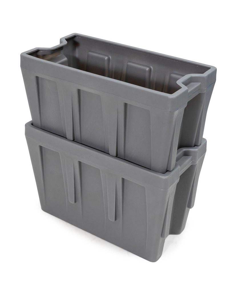 Caja interior de polietileno (PE) para contenedor apilable PolyPro 300 litros, 351 x 667 x 440 mm - 10