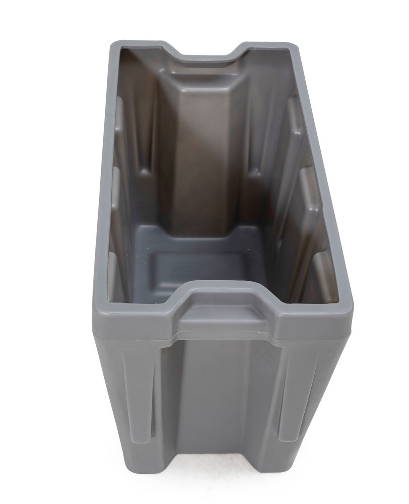 Polyethyleen (PE) inzetbak voor PolyPro 300 liter stapelcontainers, 351 x 667 x 440 mm - 9