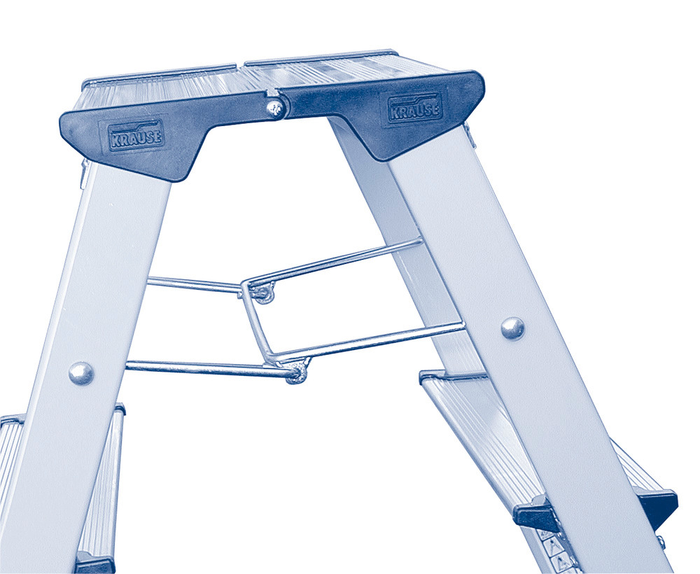 Aluminium double folding step, with automatic "Roll / Stop" and 2 x 3 steps - 3