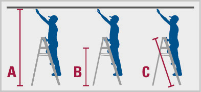Hliníkový rebrík, 2 x 8 priečok - 5