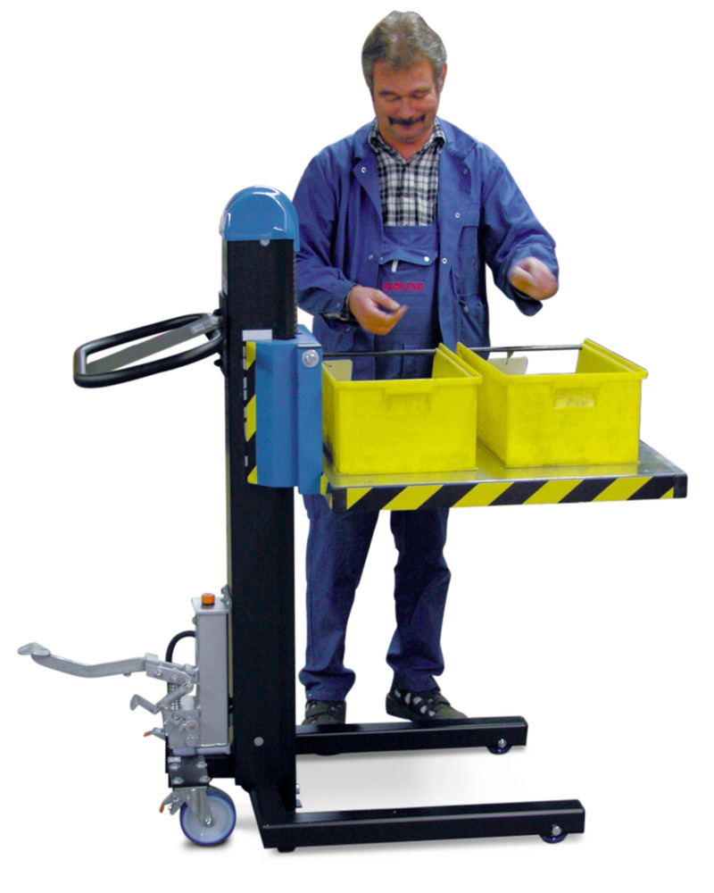 Container lifter H1-P with foot pump - 1