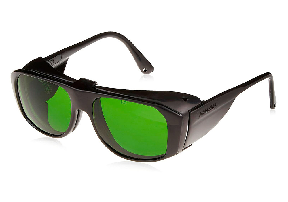 Uvex Horizon Safety Glasses, Clear/Shade 5.0 green - 1