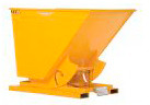 Self-Dumping Hopper - Medium-Duty Steel Construction - Stackable - 3 cu yard - 4k - Yellow - 1
