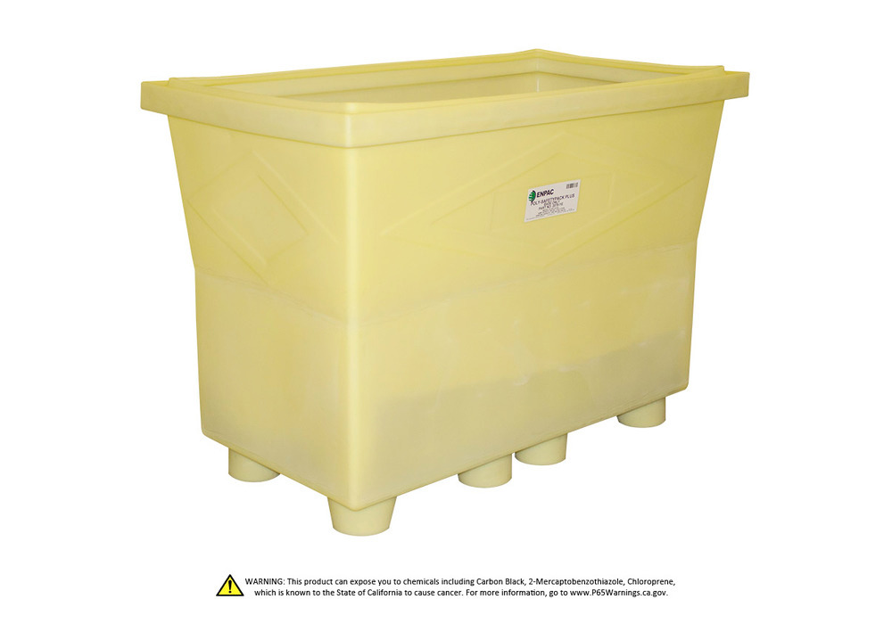 Poly-Safetypack Plus Chemical Storage Container - Base Only - Polyethylene - with Drain - 2078-YE-D - 1