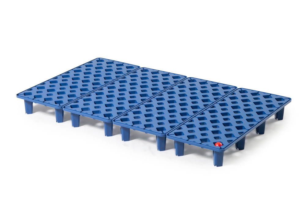 Grid in polyethylene (PE) for PE spill tray for small containers pro-line, 30 litres, 995x595x90 - 1