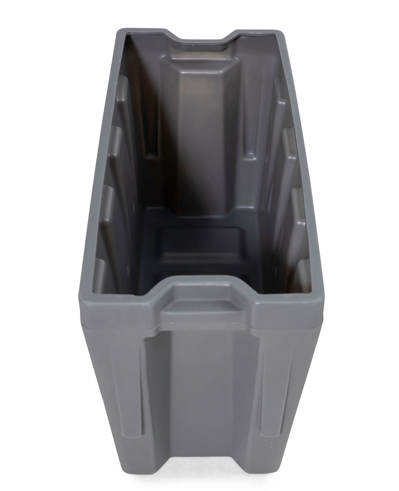 Caixa interior em polietileno (PE) para contentor empilhável PolyPro 400 litros, 351 x 865 x 440 mm - 9
