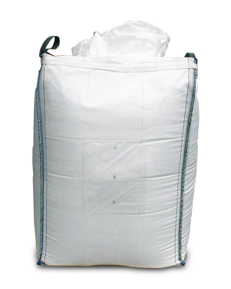 Big Bag, SF 5:1, u góry fartuch, dno zamknięte, 91 x 91 x 110 cm, nośność 1000 kg - 1