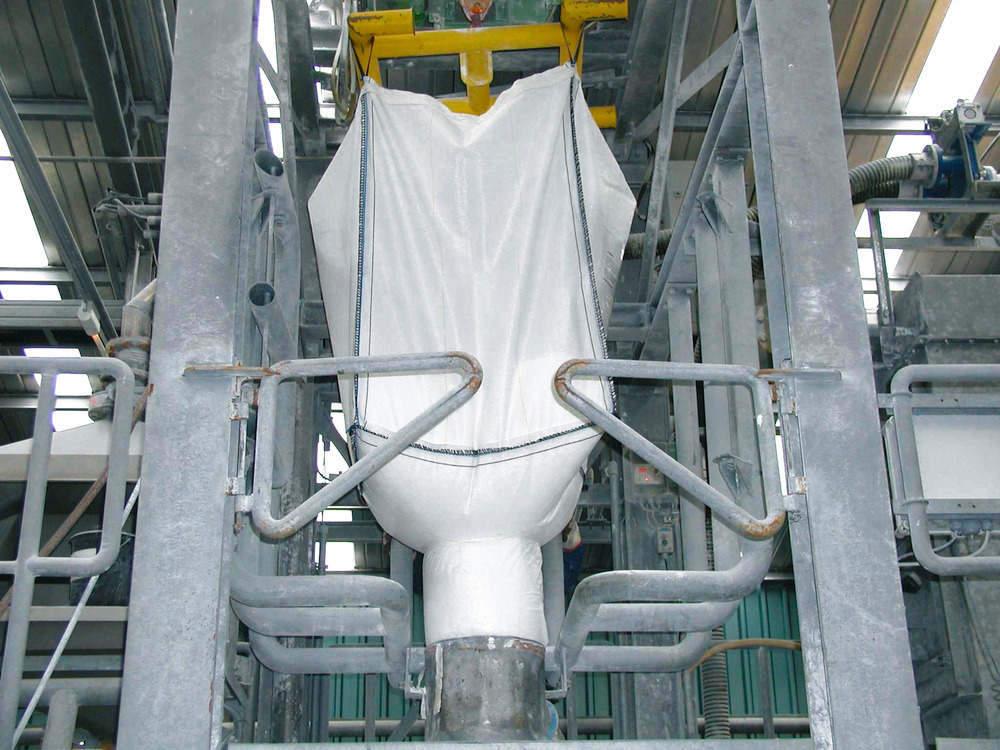 Big Bag, SF 5:1, for bulk goods, filling and discharge spout 91 x 91 x 175 cm, 1000 kg load capacity - 1