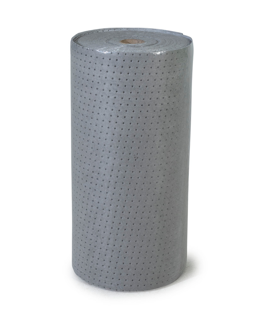 DENSORB Universal absorbent fleece roll with liquid-tight PE film, 80 cm x 40 m, 1 piece - 5
