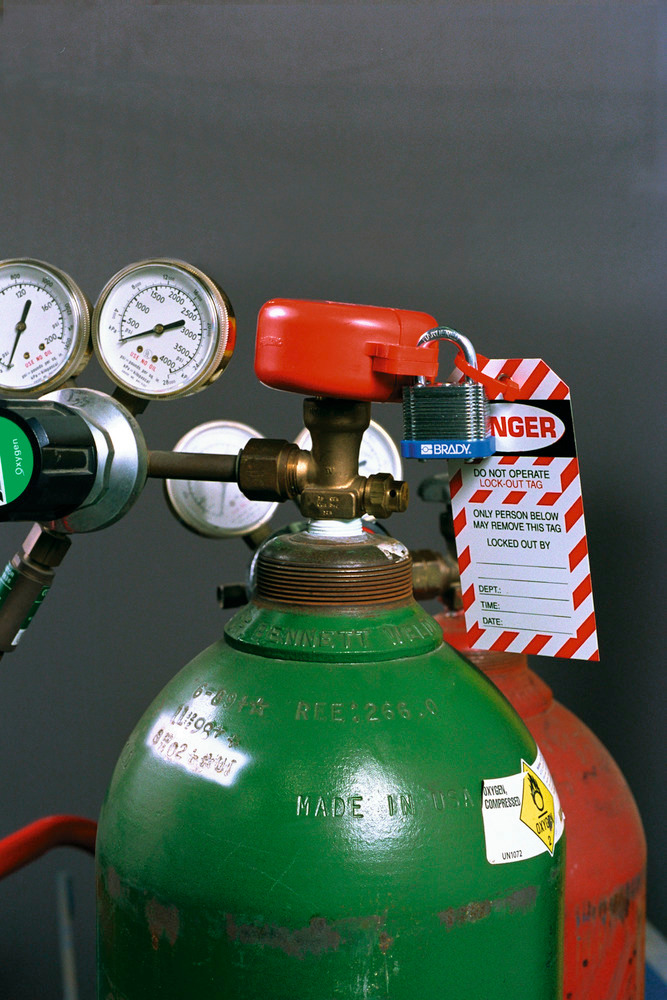 Låsanordning för gascylinder för gas- och propanglasflaskor - 1