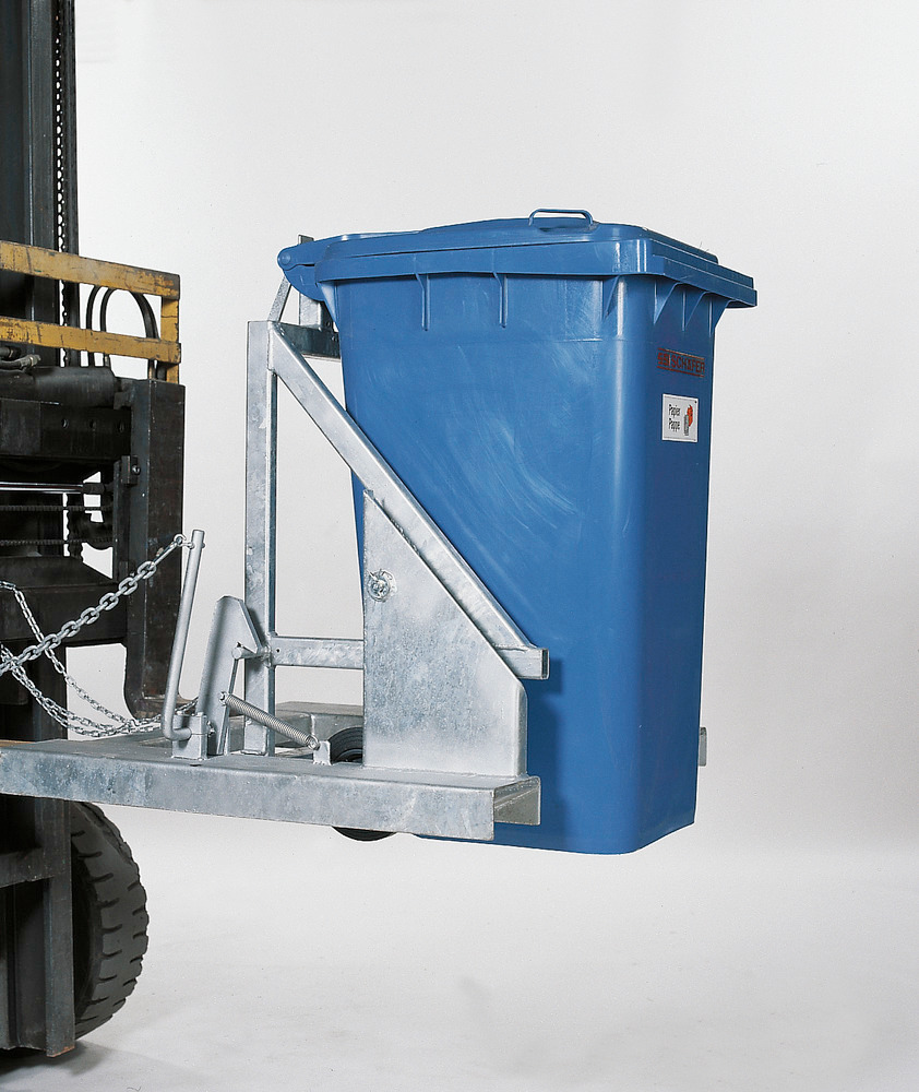 Wheelie bin tipper MT 240, for 240 litre capacity wheelie bins - 1