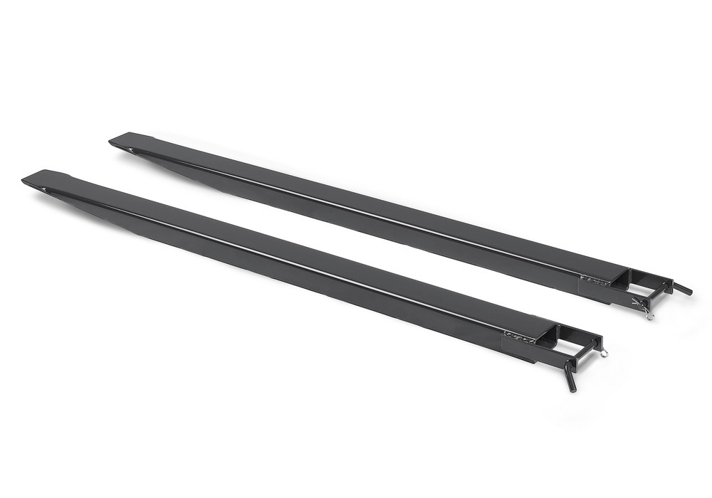 Fork extension, 2600 mm, for fork dimensions 150 x 50 mm, black - 1