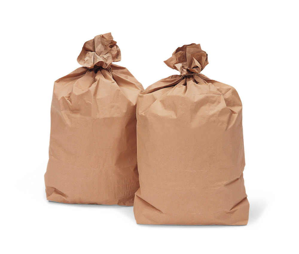 Paper waste sacks, 120 litre capacity - 1