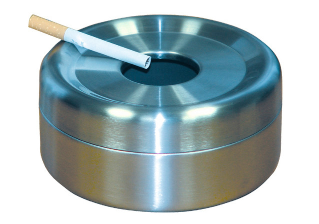 Safety table-top ashtray in st. steel - 2