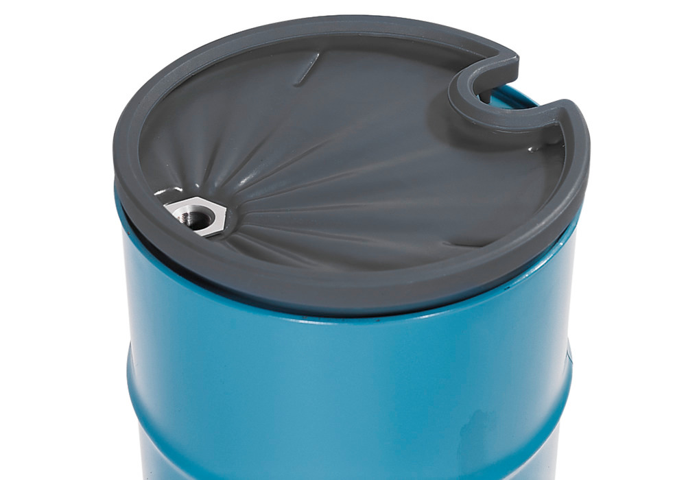 FALCON drum funnel in polyethylene (PE), 5 litre, with adapter and lid - 2