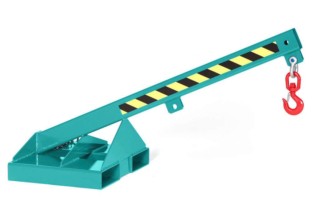 Load arm, angle 25°, load capacity 350 - 1000 kg, turquoise - 1