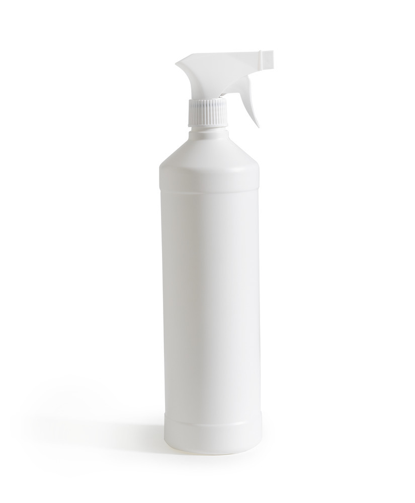 Spray bottle in HDPE, 1000 ml, natural, Pack = 5 pieces - 2