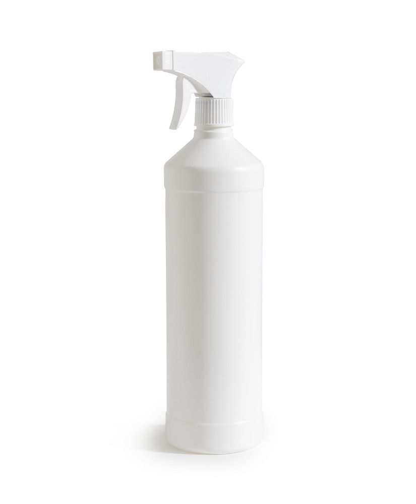 Sprøjteflaske af HDPE, 1000 ml, transparent, 5 stk. pr. pakke - 1