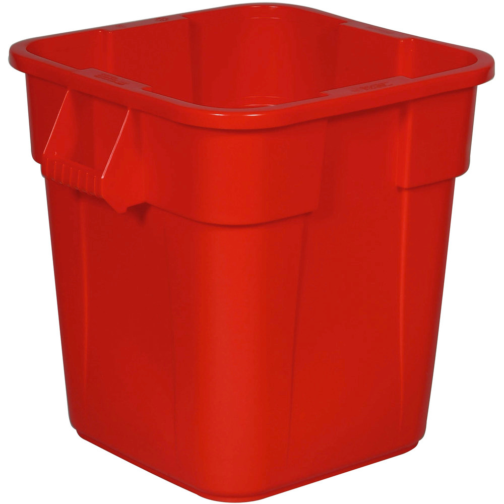 Universele bak van polyethyleen (PE), inhoud 105 liter, rood