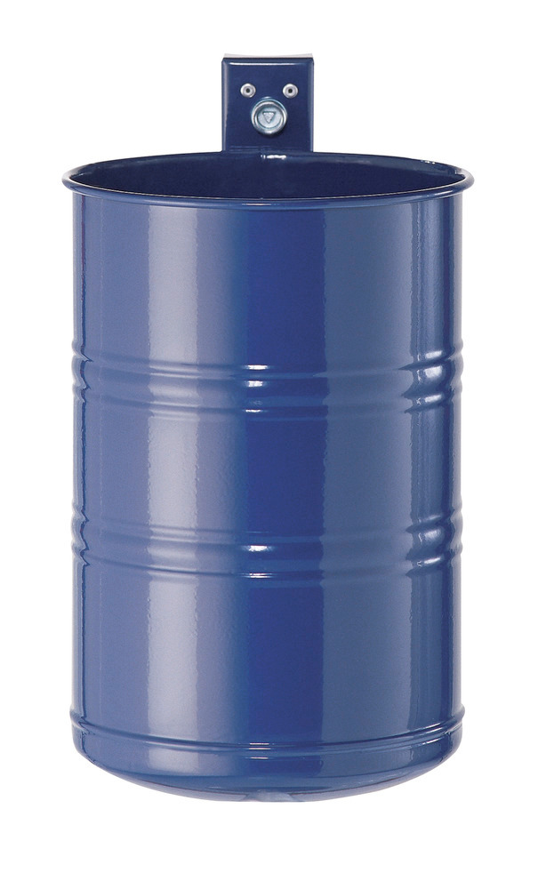 Affaldsbeholder uden lufthuller, 20 liters volumen, galvaniseret - 1
