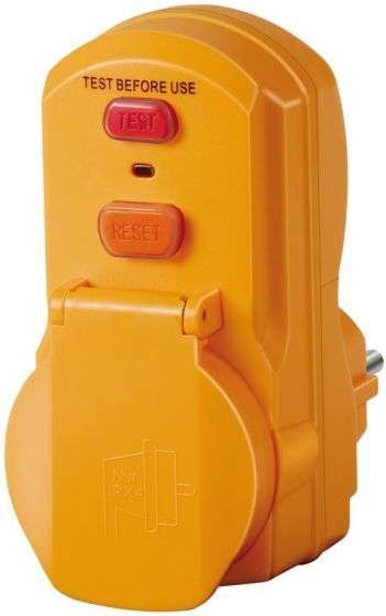 FI-Schutzschalter-Adapter (Zwischenstecker), Personenschutzstecker, z.B. für bio.x-Reinigungsgeräte