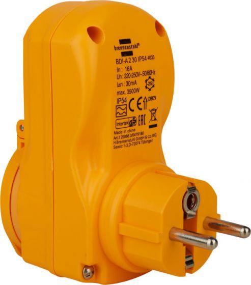 FI-stroomonderbreker adapter (tussenstekker), beschermingsstekker, bijv. voor bio.x reinigers - 3